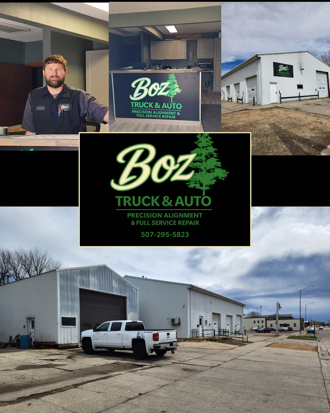Client buisiness photo with dumpsters and equipment shown in residential area.