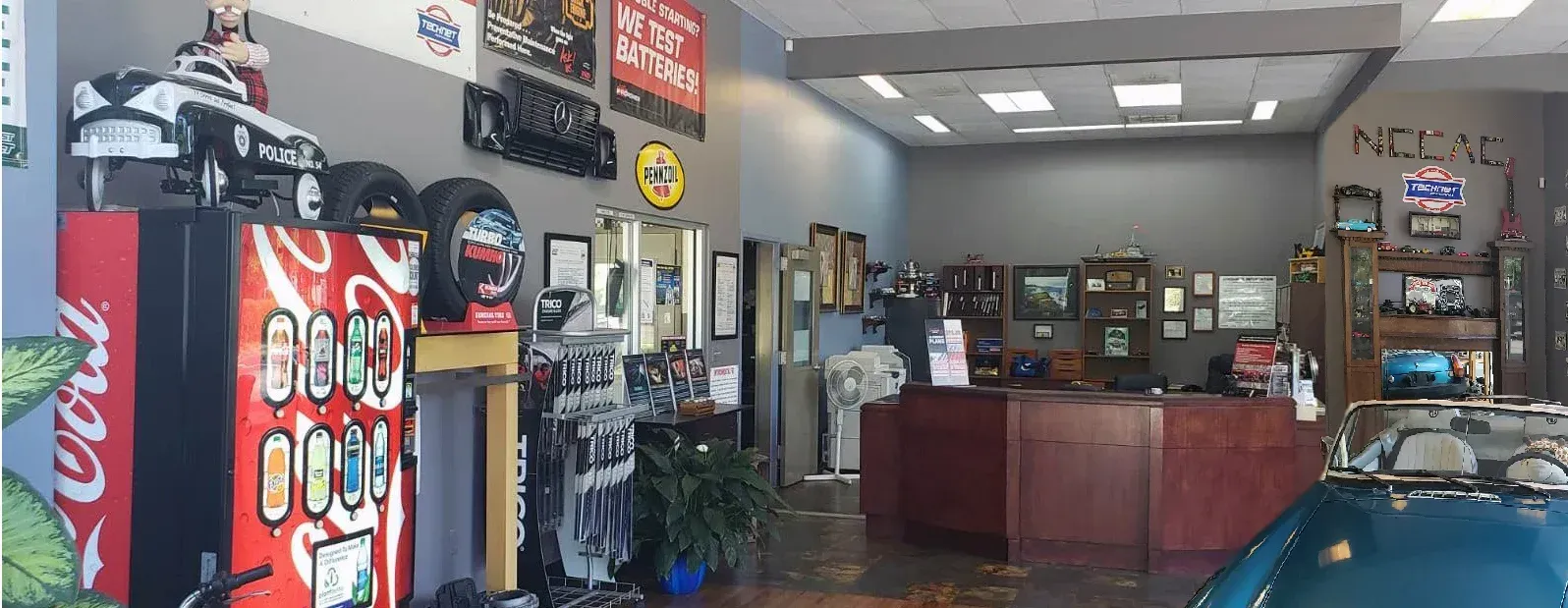 Reception Area of NC Complete Auto Care - Cary Auto Repair