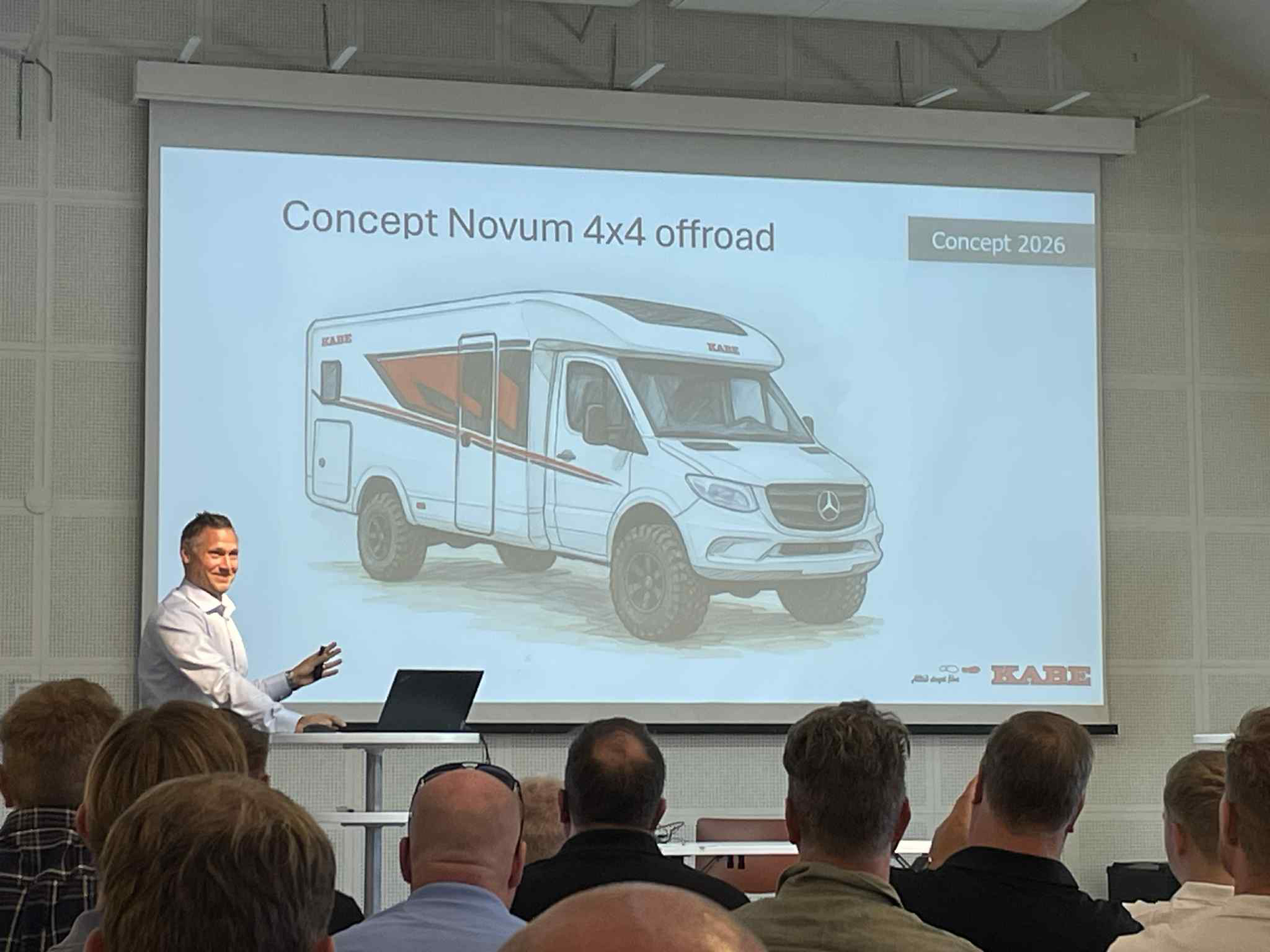 husbil motorhome: KABE Novum Offroad 4x4 concept 2026