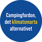 Blue circle with white text: