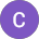 Purple circle with a white letter C inside.