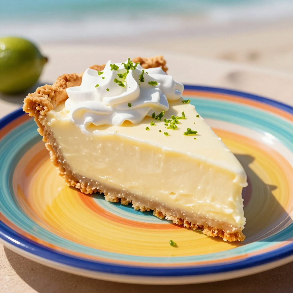 Key Lime Pie Slice