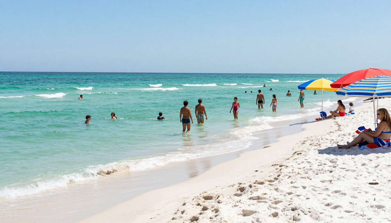 Midday fun at Clearwater Beach