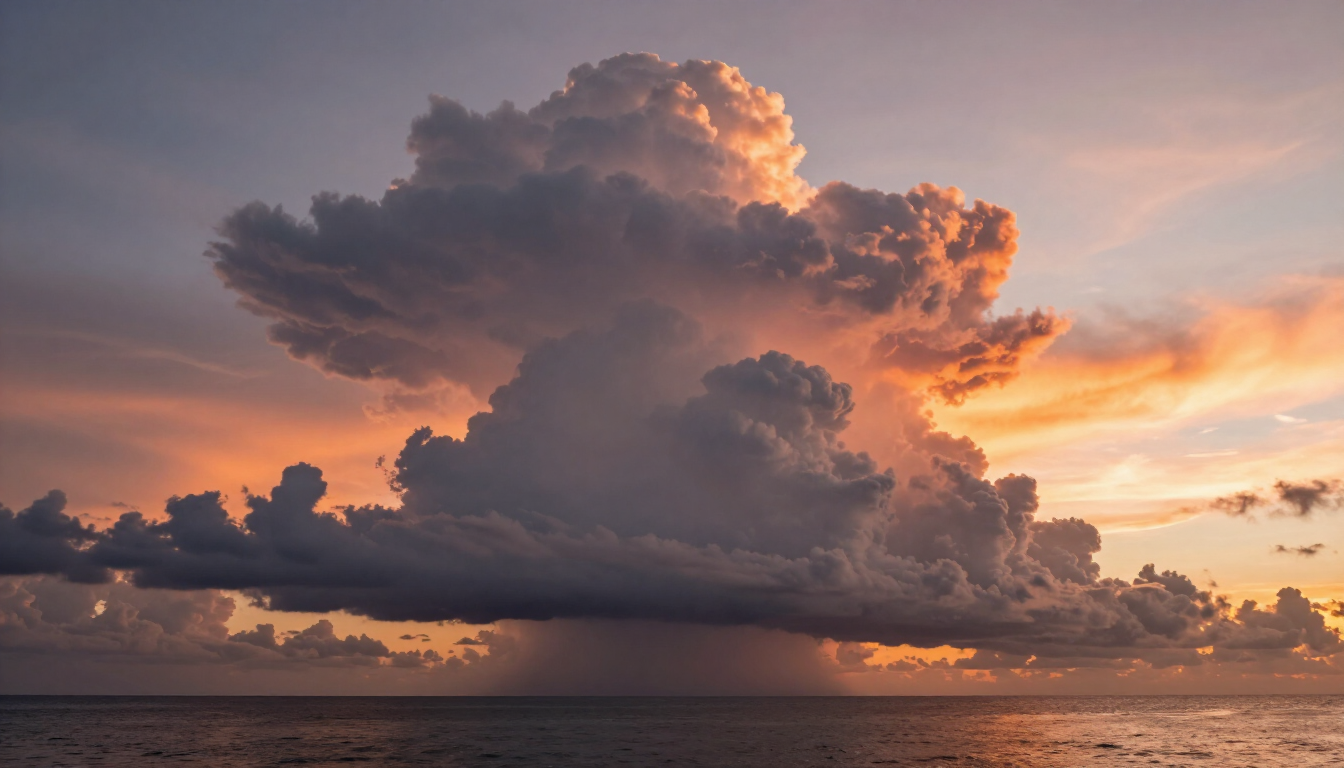 Florida storm clouds