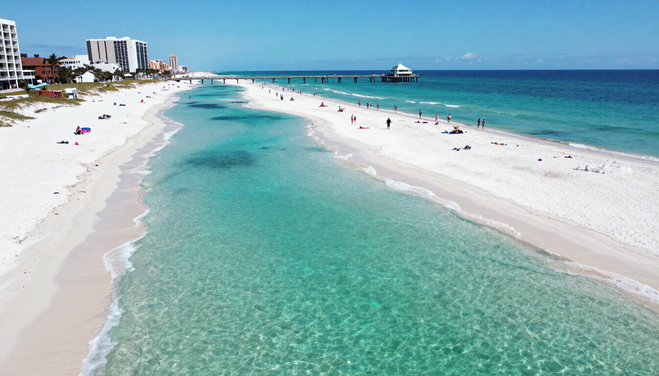 Clearwater Beach coastline
