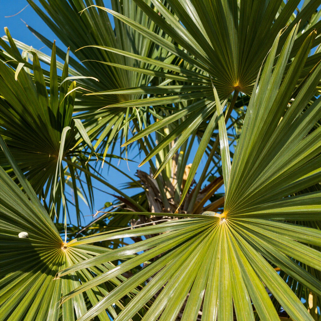 Lush Green Palm Fronds
