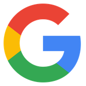Google logo with red, yellow, green, and blue letter G