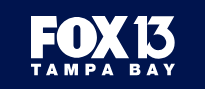 FOX 13 Tampa Bay logo in white on a dark blue background
