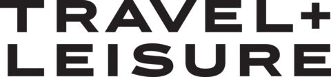 Travel + Leisure logo in bold black text on a white background