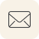 Envelope icon in a light tan circle.