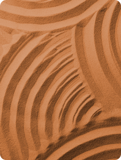 Brown, curved lines on a lighter brown background, creating a layered, textured pattern.