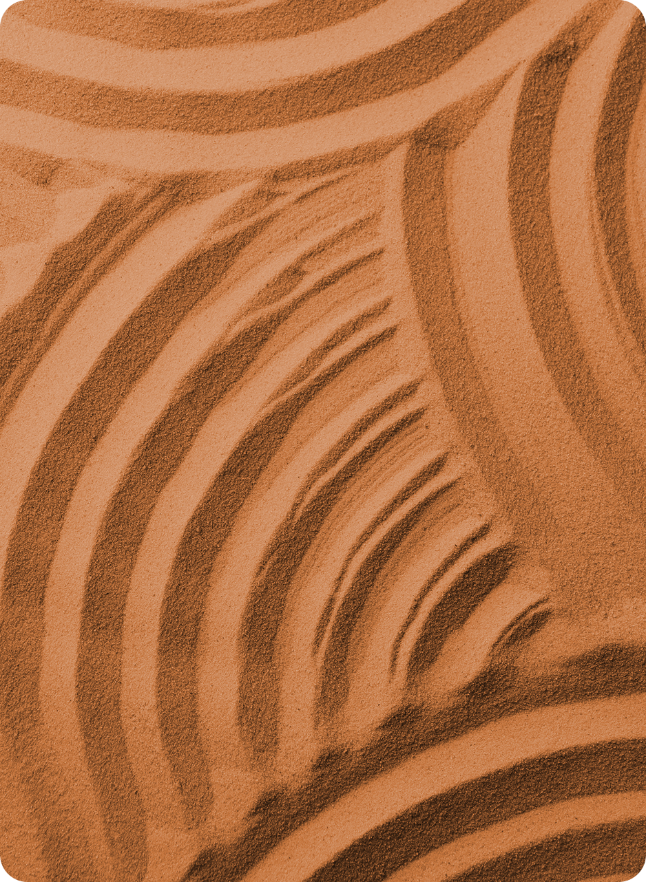 Brown, textured, curved lines on a lighter brown background.