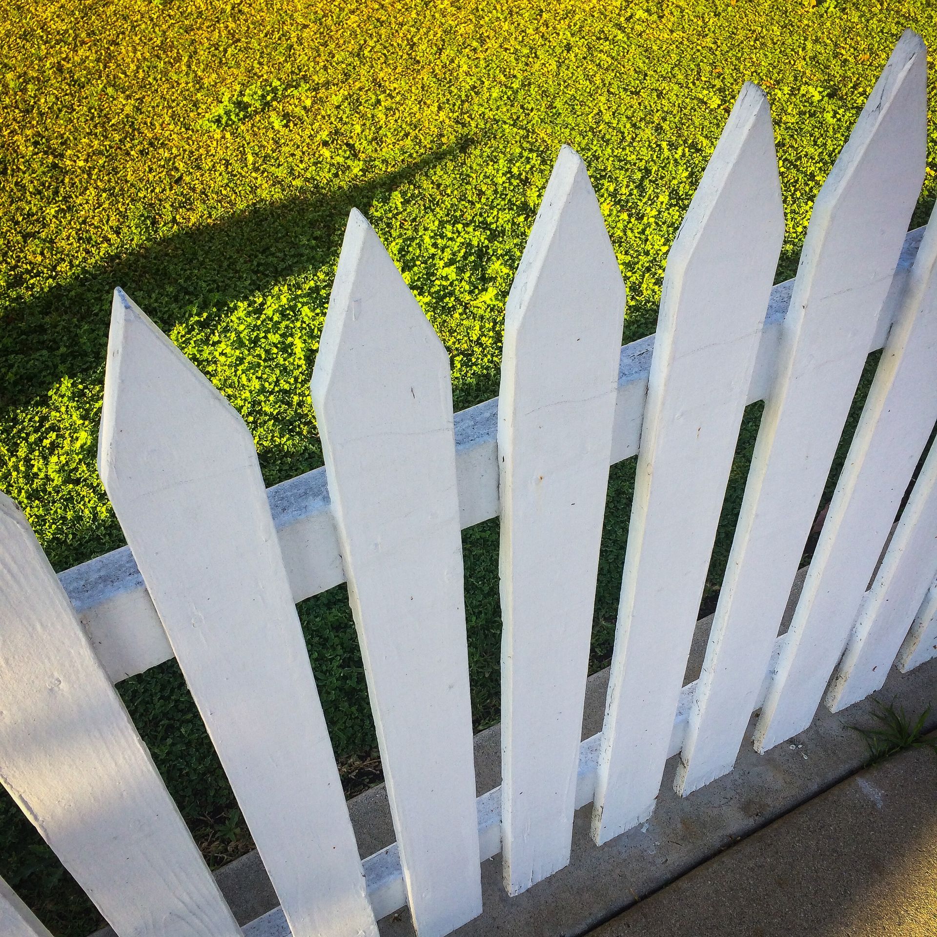 Backyard aluminum fencing in Robertsdale AL by Mitchell Fence Company