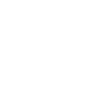 Faint circular logo with a vertical line and curved base on a white background