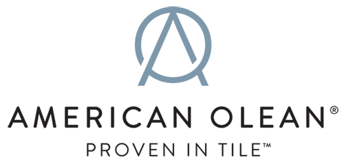 The logo for american olean is proven in tile on Floor Source Website