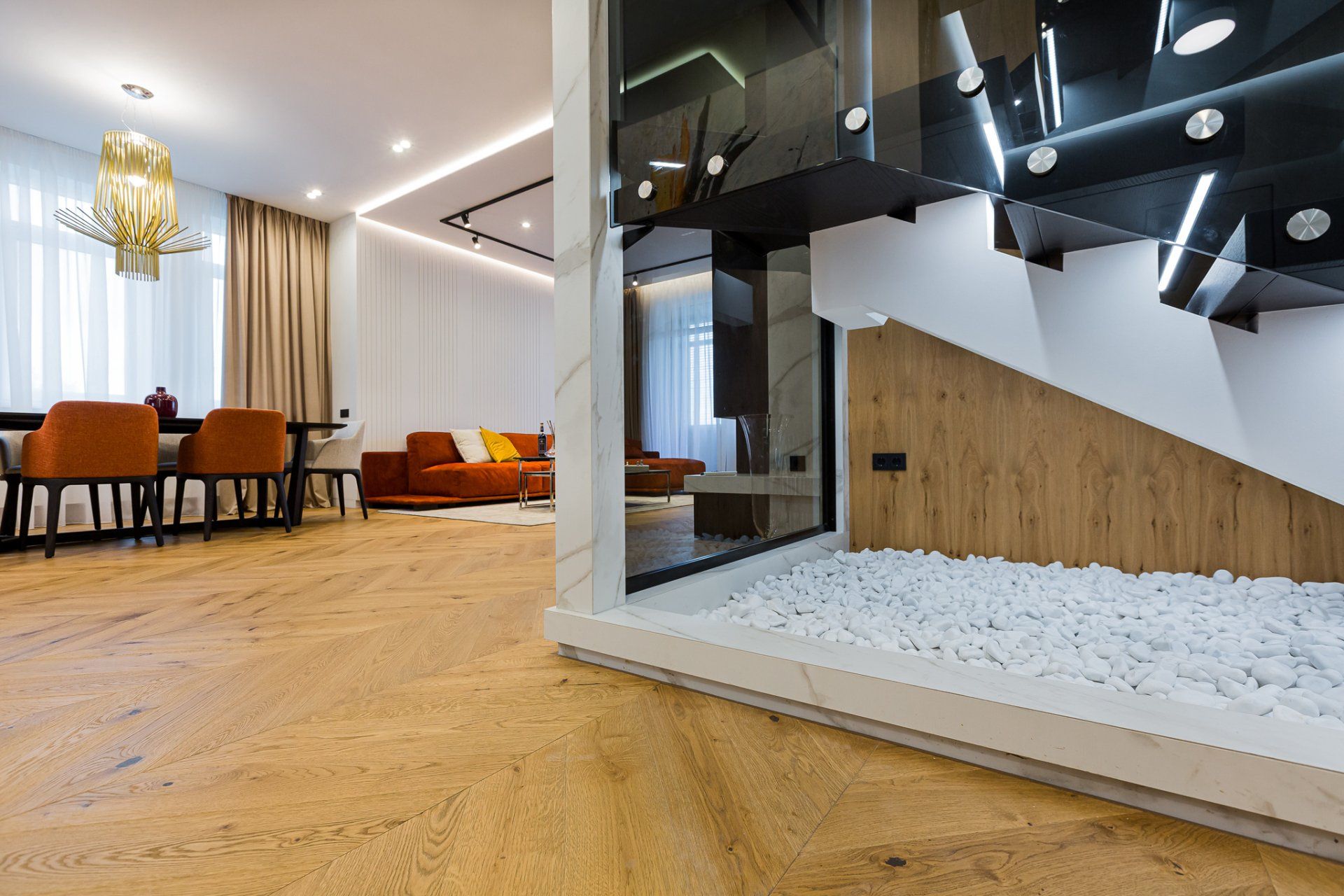 Progetto Residenziale a Kiev: Parquet in Rovere