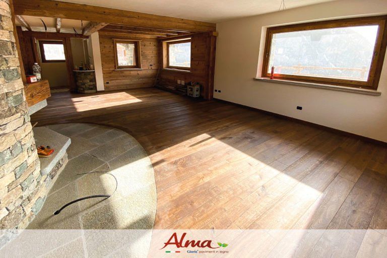 parquet arredamento casa in montagna