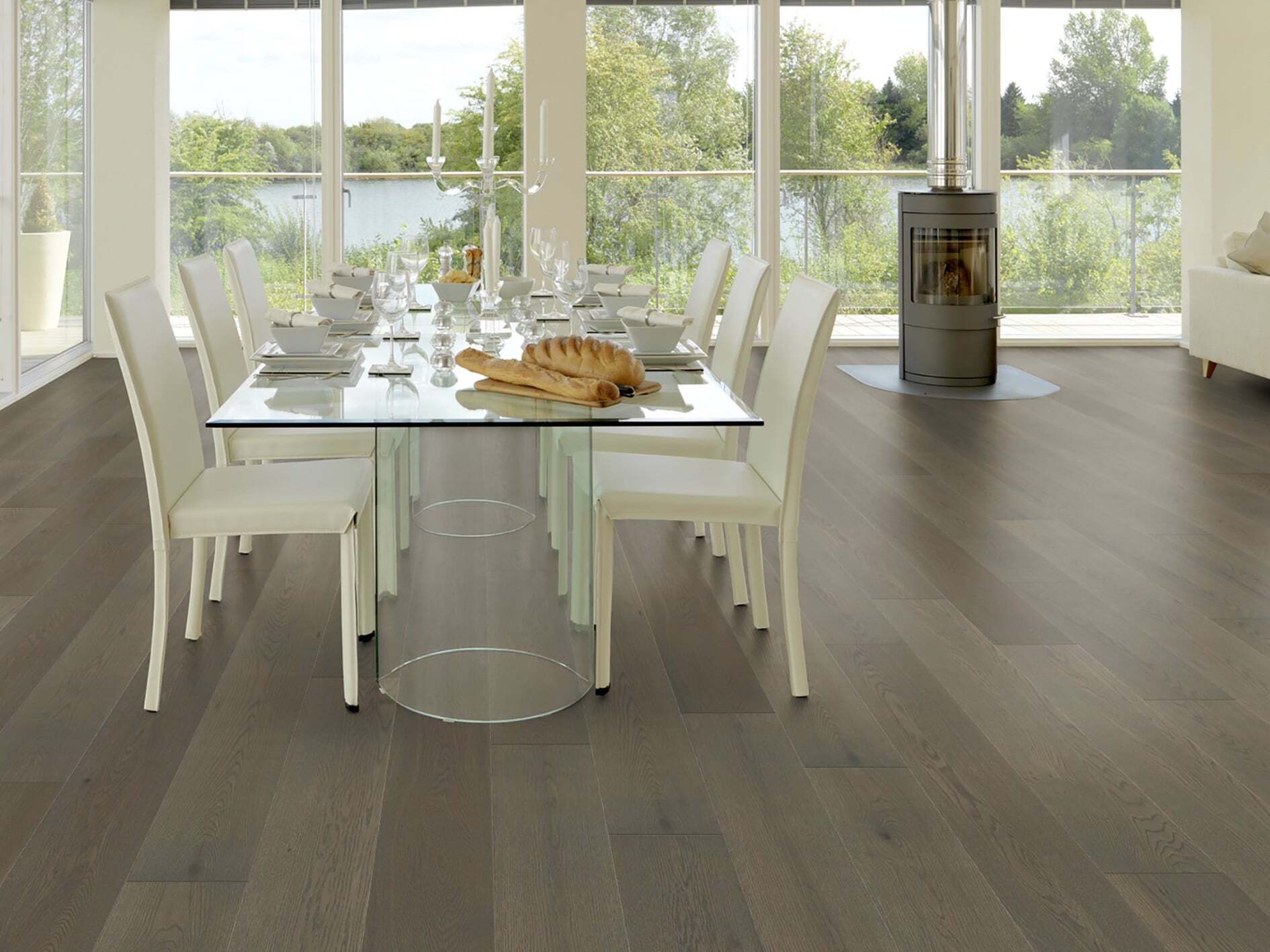 parquet grigio chiaro