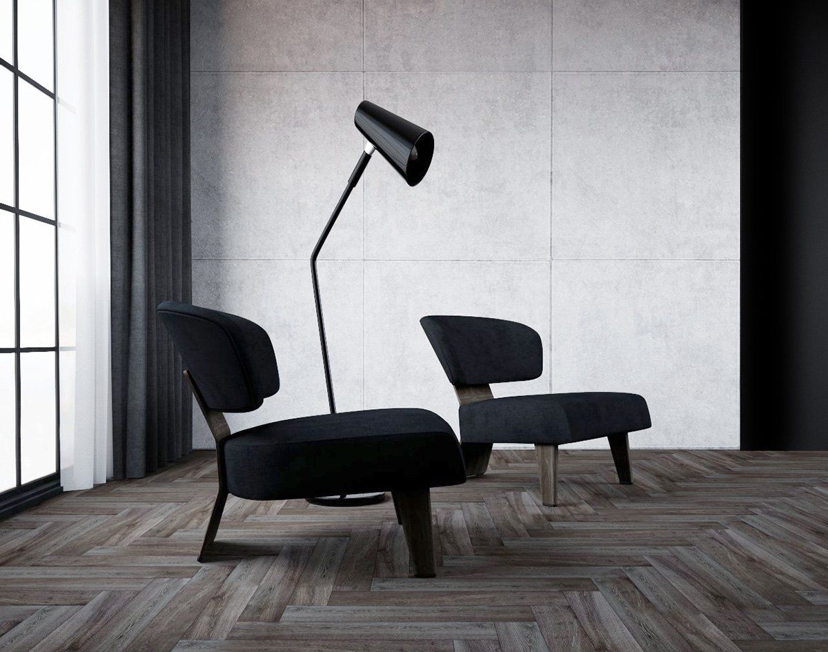 parquet prefinito grigio