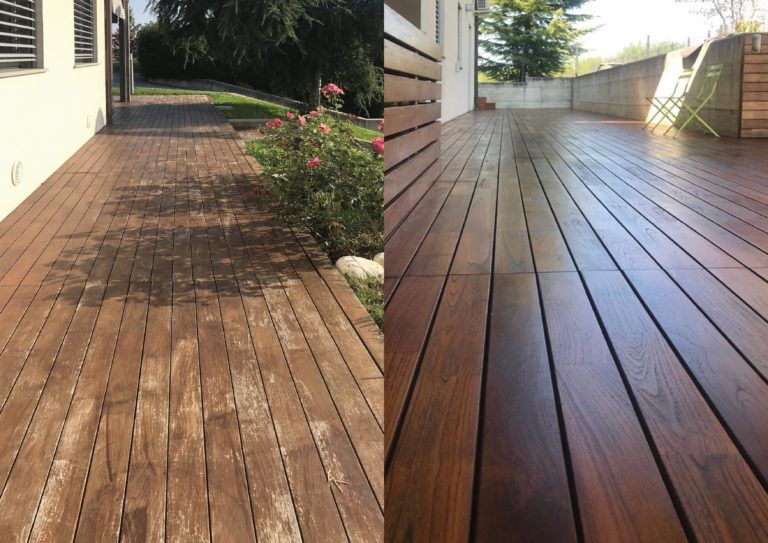 parquet teak prima dopo parquet teak prima dopo