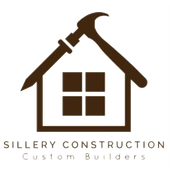 A logo for sillery construction custom builders