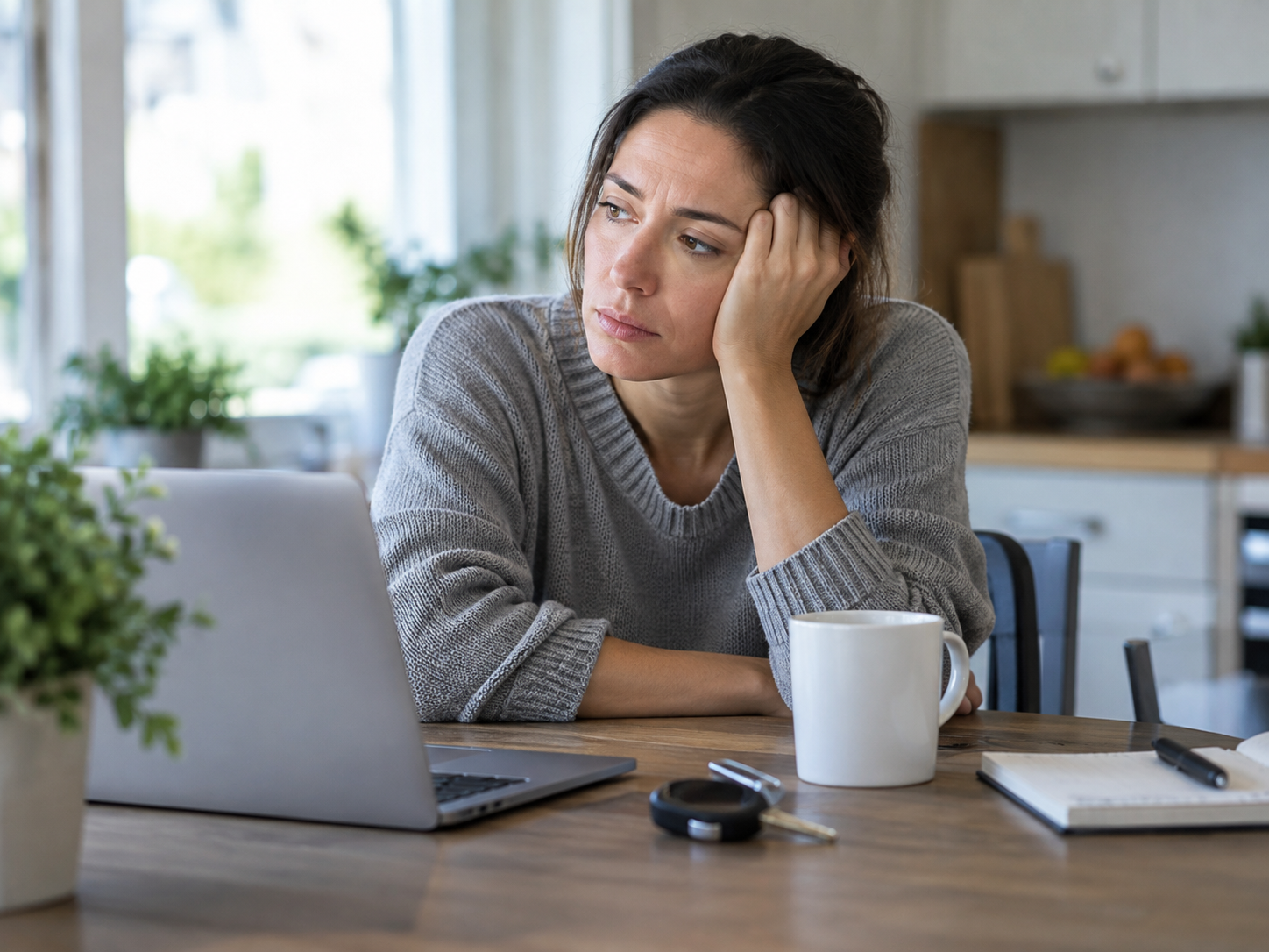 a woman exhibits signs of ptsd after a car accident