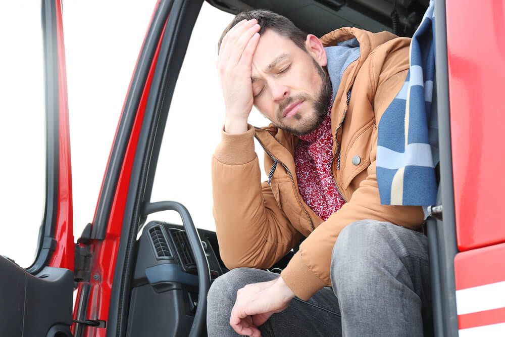 Truck drivers who cause an accidetn may face citations.