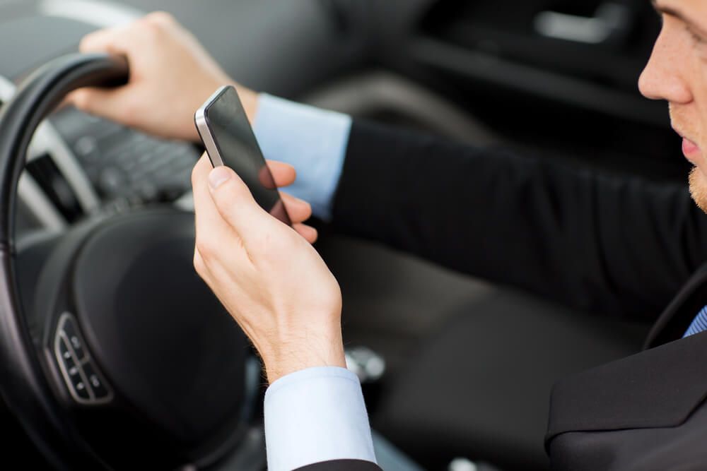 Negligence by other drivers, such as texting and driving, can cause motorcycle accidents.