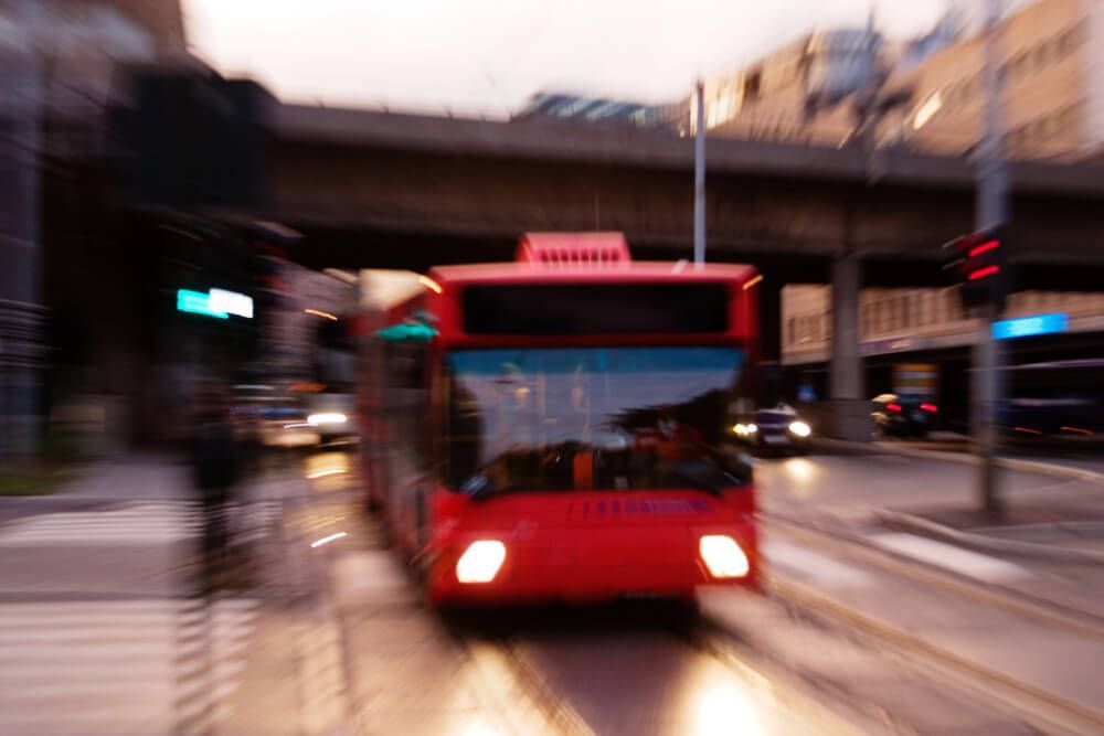 Speeding is one of the main causes of bus accidents.
