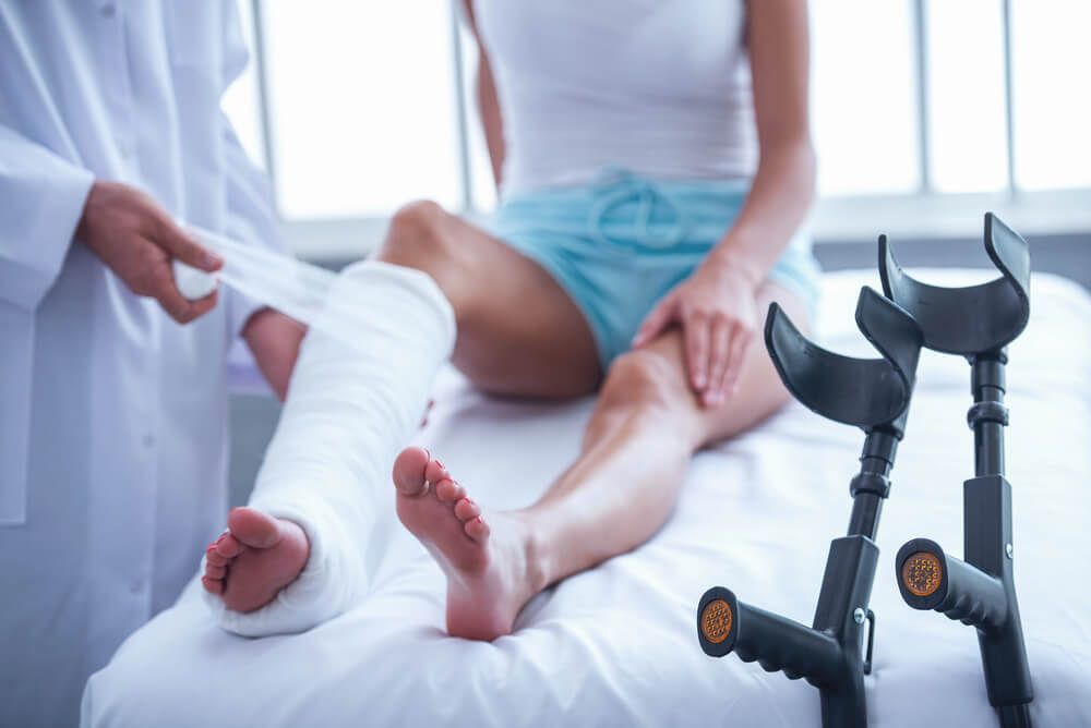 Broken bones are some of the most common injuries from car accidents.