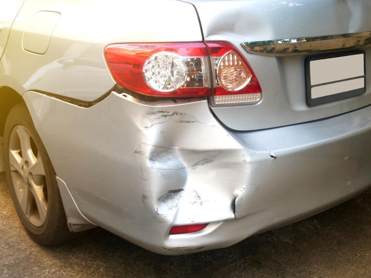 A minor car accident that you might not be able to claim damages for without a police report.