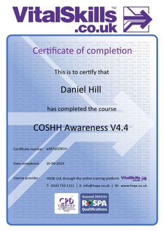 COSHH Awareness