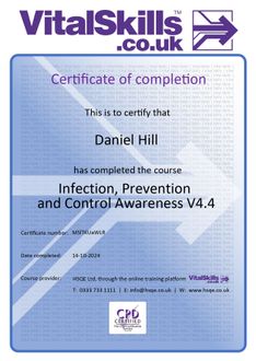 Infection Prevention and Control Awareness