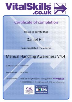 Manual Handling Awareness