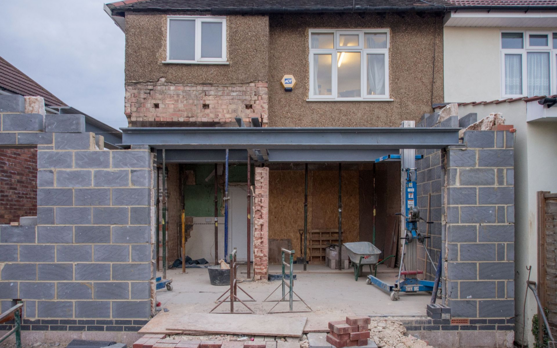 Refurbishment work in progress