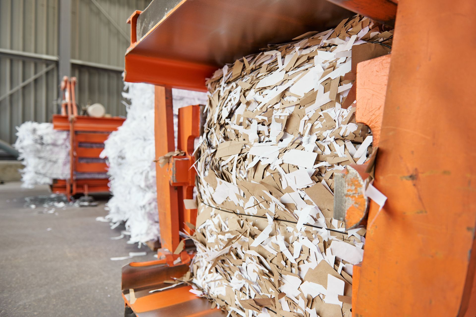 Shredded documents