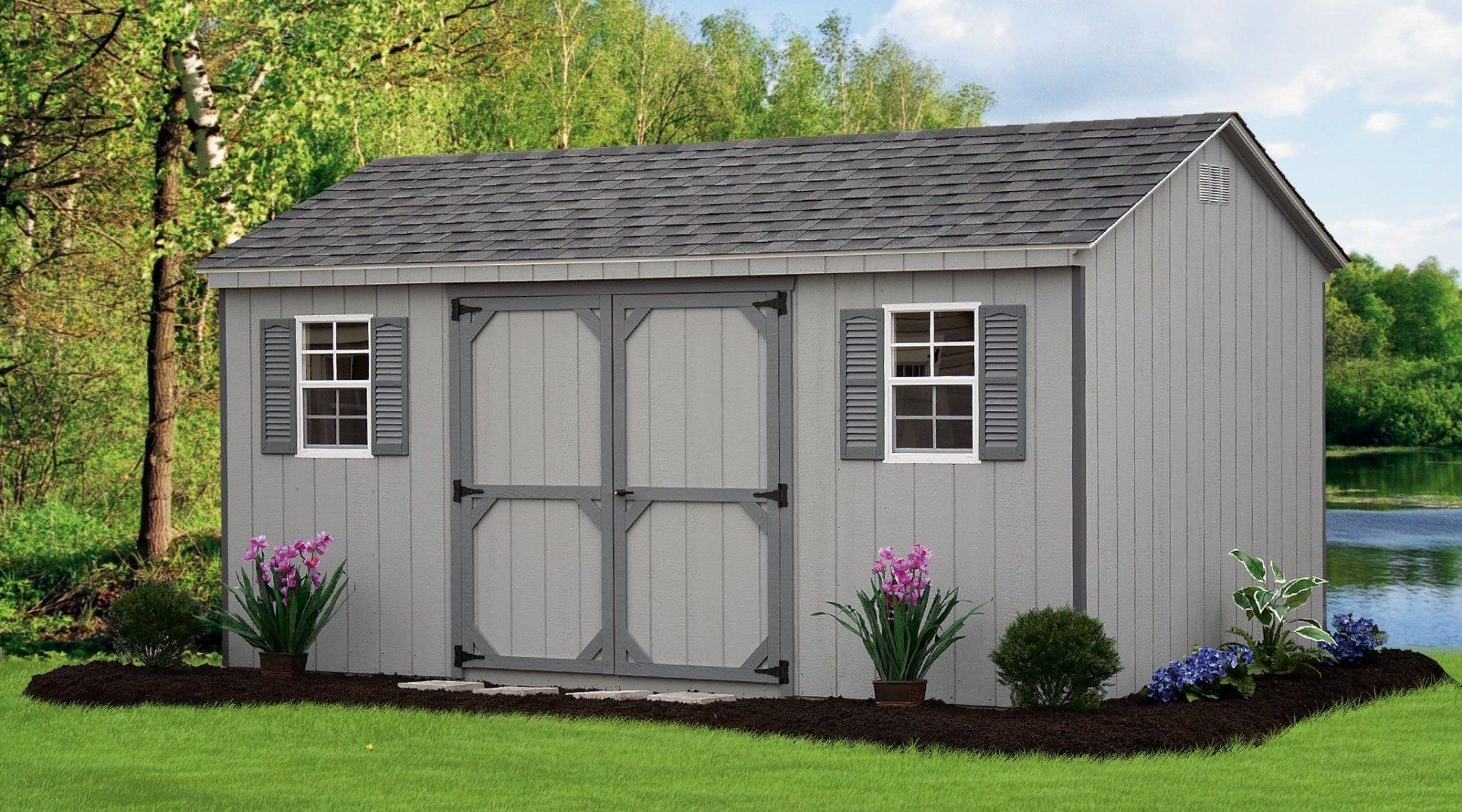 10' x 16' Wood A-Frame