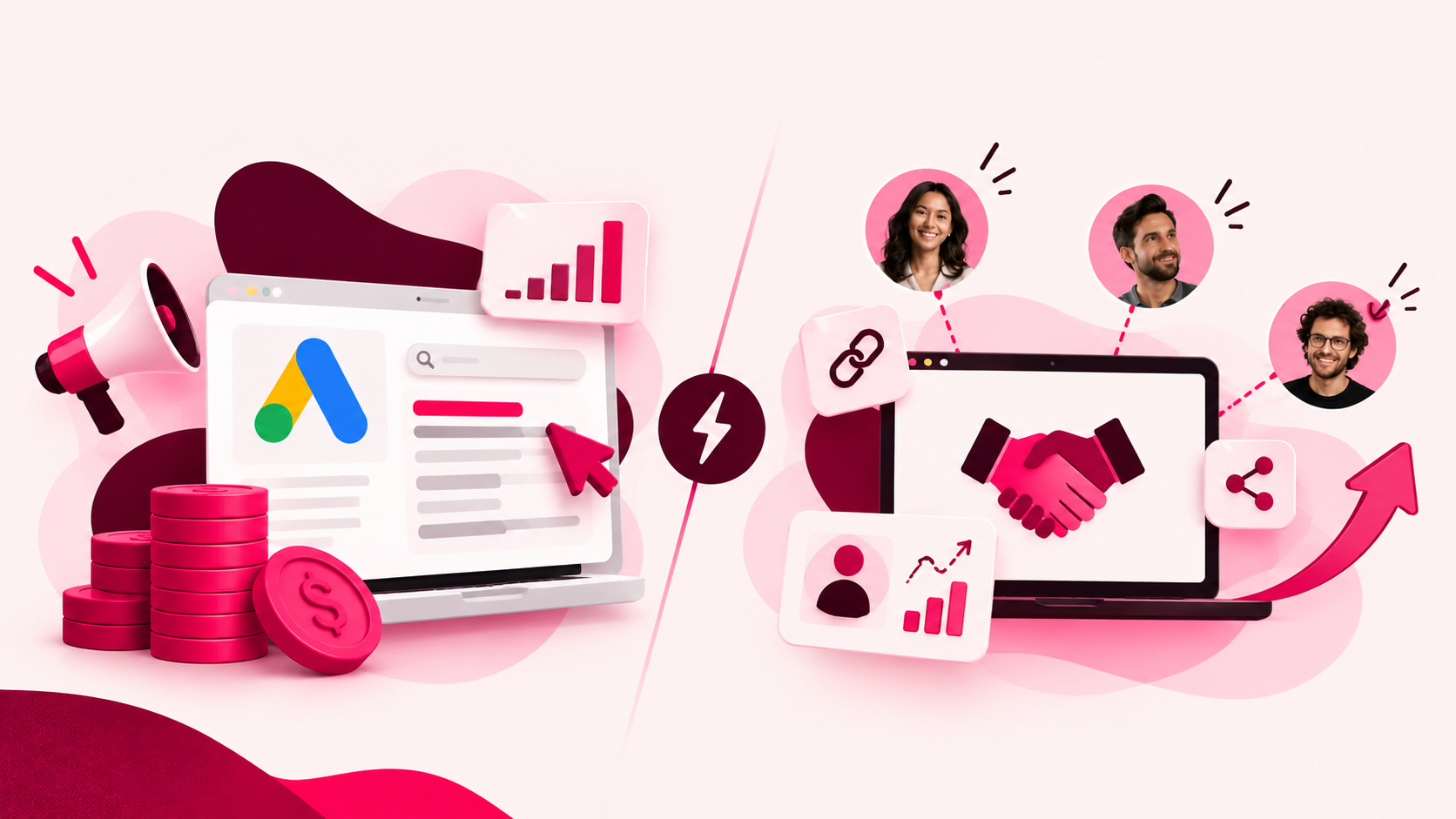 Google Ads vs affiliate marketing comparison for customer acquisition