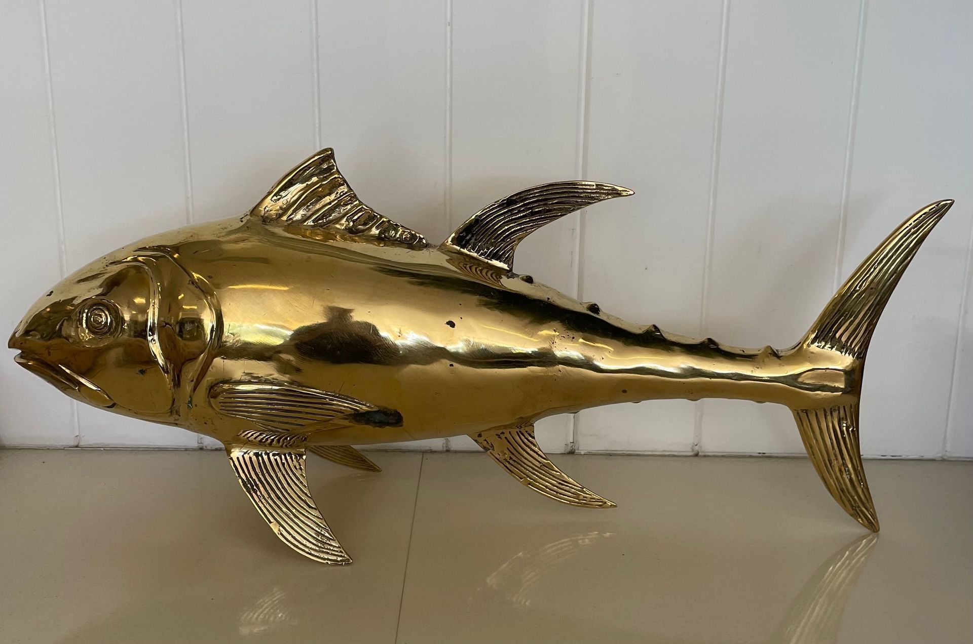 Large Metal Fish Decorative Sculpture &mdash; Tropic Living In Smithfield, QLD