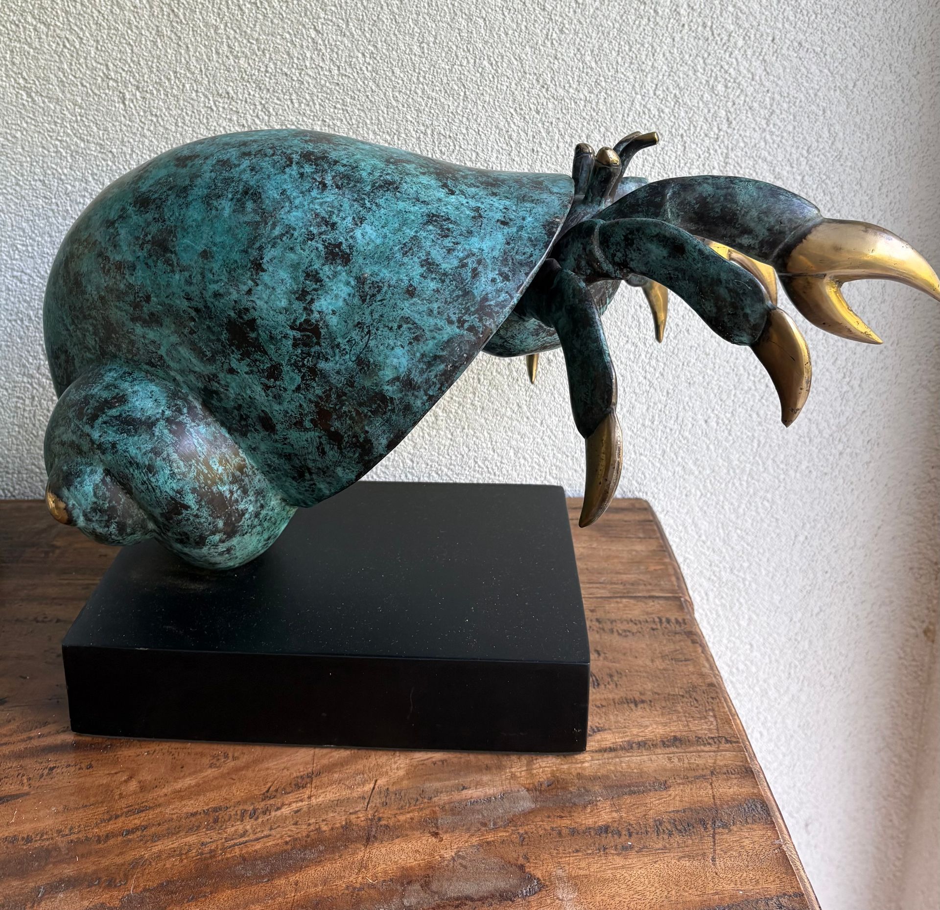 Extra Large Metal Crab Sculpture On Stand &mdash; Tropic Living In Smithfield, QLD