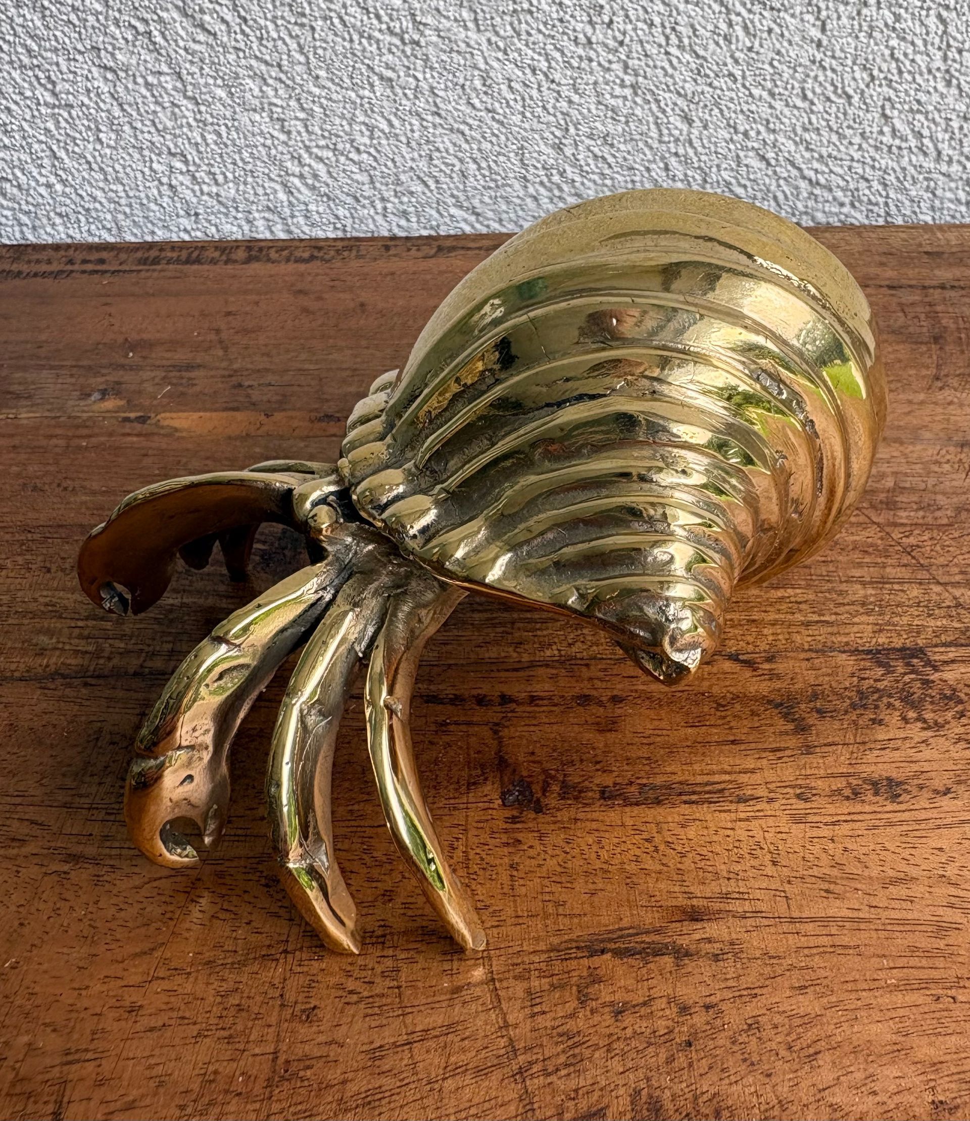 Metal Hermit Crab Ornament &mdash; Tropic Living In Smithfield, QLD