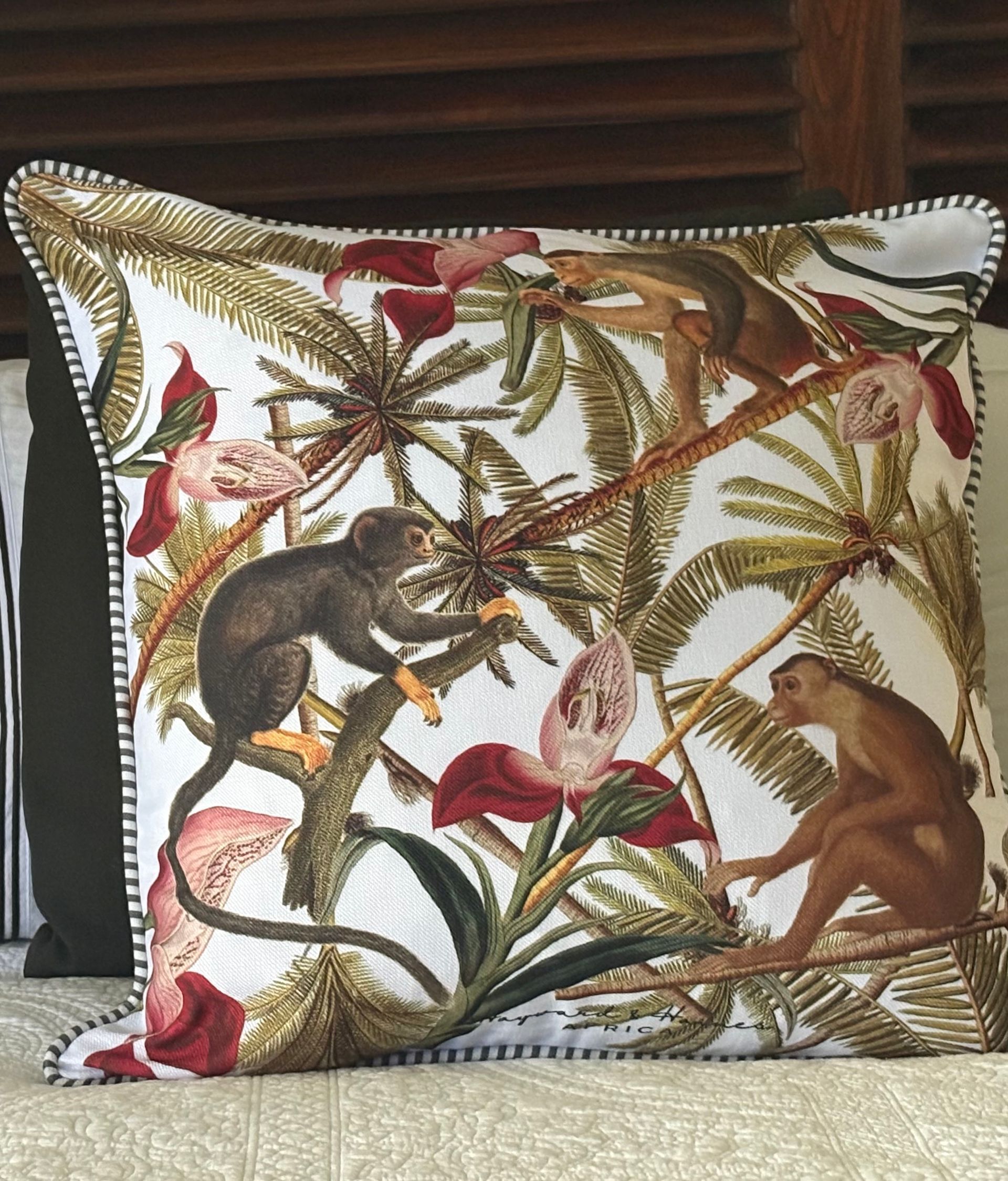 Monkey Play Decorative Cushion &mdash; Tropic Living In Smithfield, QLD