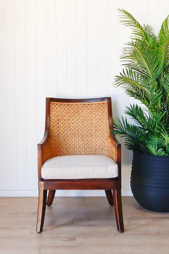 Antique Finished Plantation Occasional Chair &mdash; Tropic Living In Smithfield, QLD
