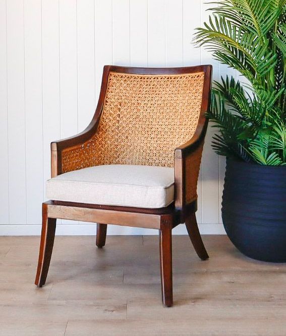 Plantation Arm Chair In Antique Finish &mdash; Tropic Living In Smithfield, QLD