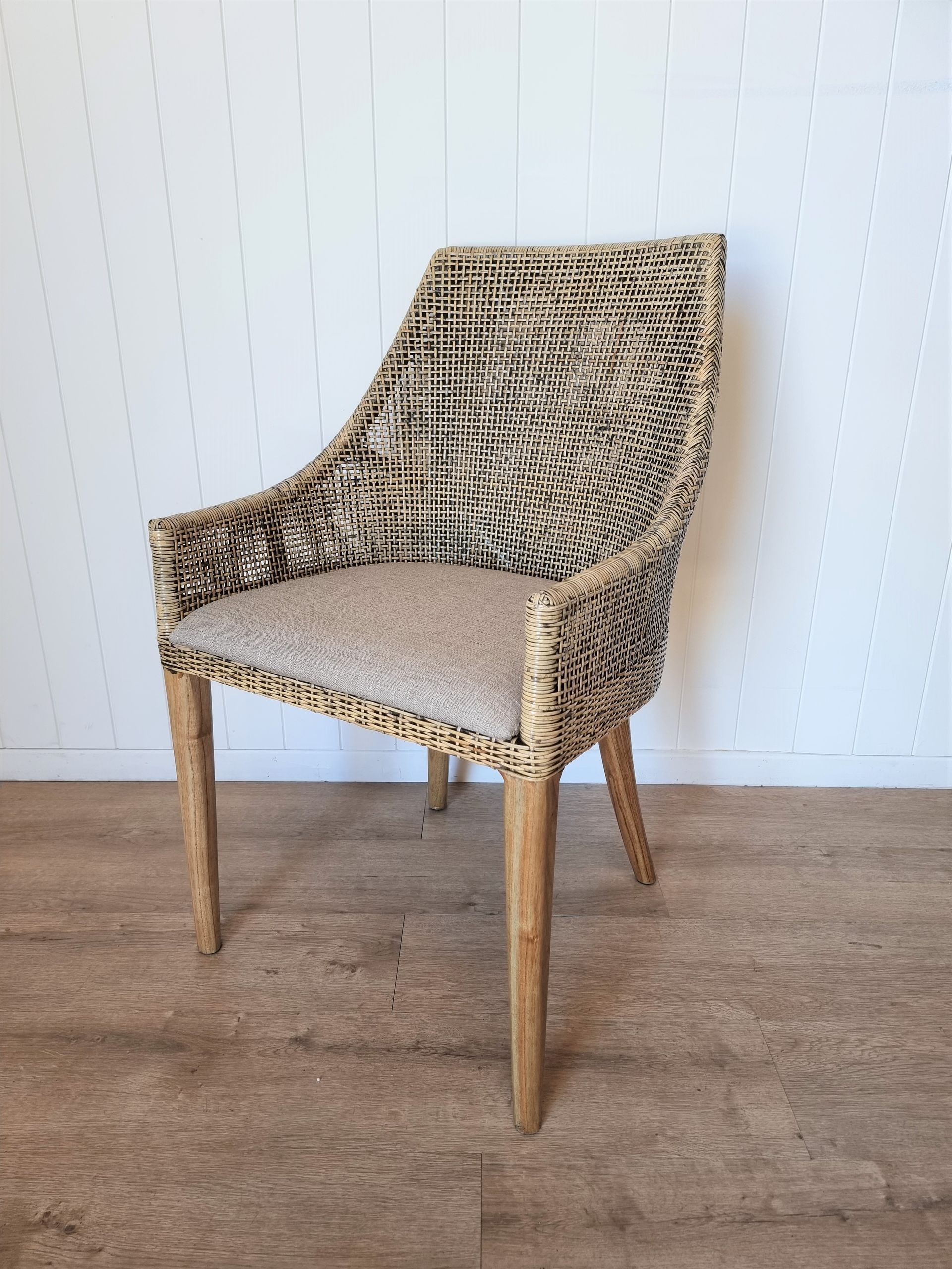 Miami Dining Chair In Black Wash Finish — Tropic Living In Smithfield, QLD