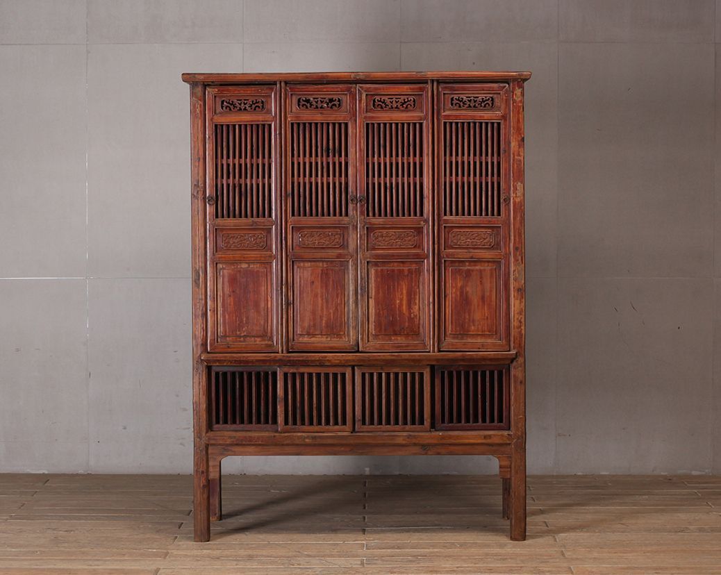 Antique Chinese Cupboard In Pine Timber &mdash; Tropic Living In Smithfield, QLD