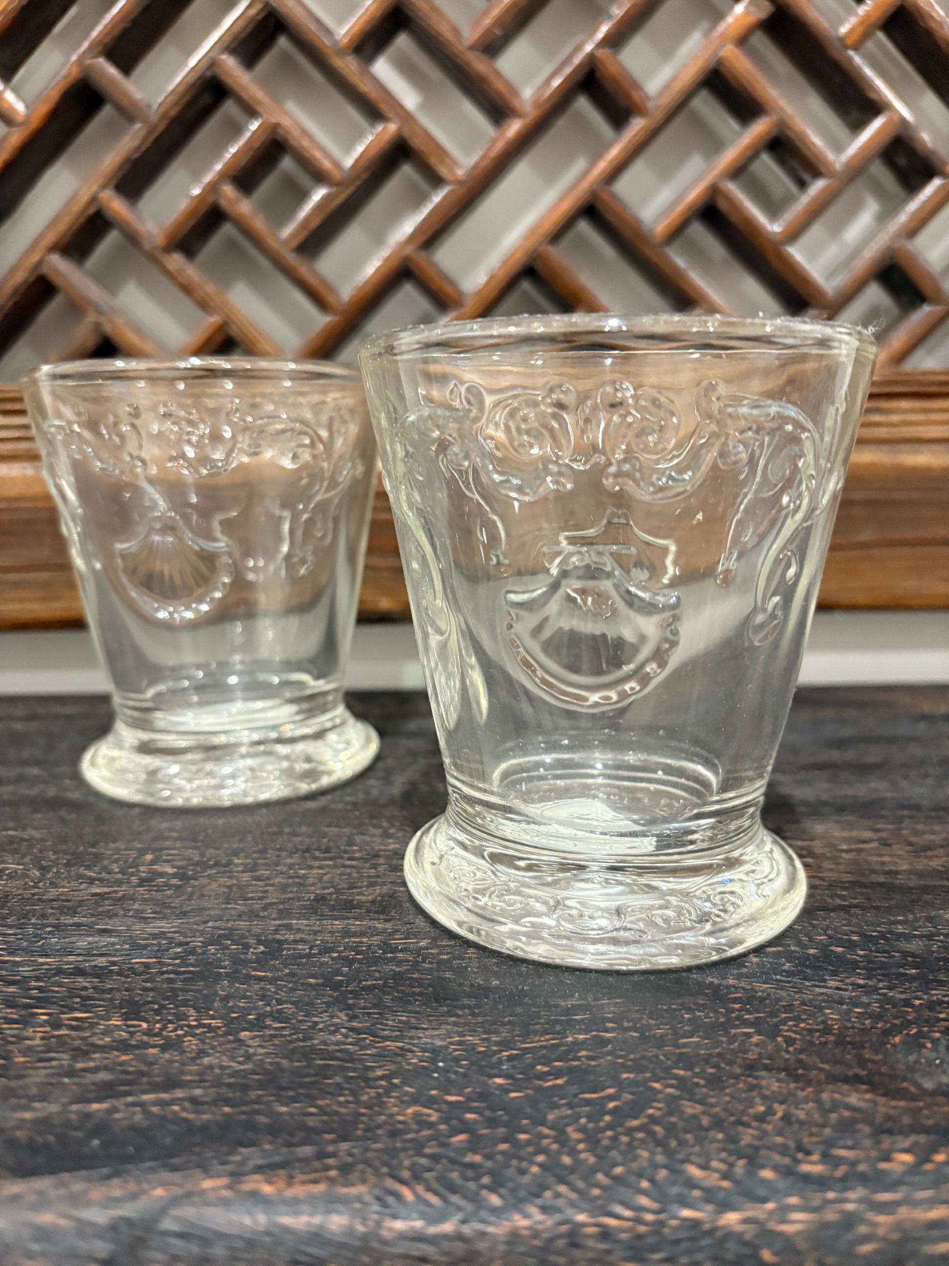 Versailles Shell Tumbler Glass &mdash; Tropic Living In Smithfield, QLD