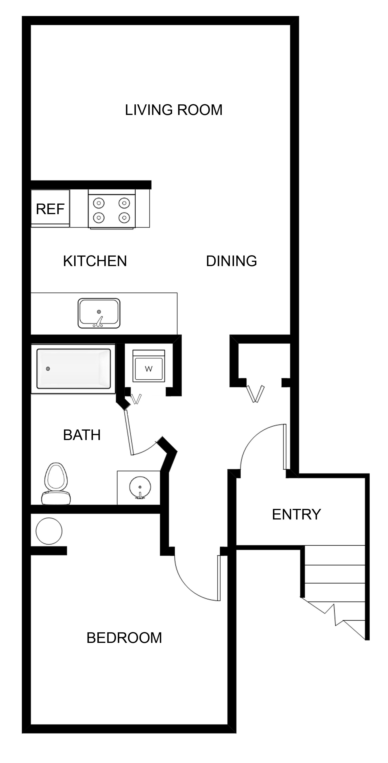 Floor Plans Alderbrook Apartments Kent, Washington