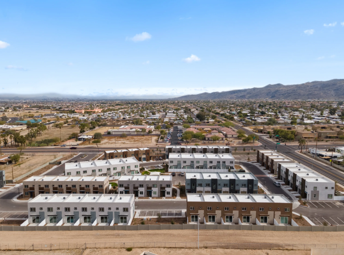 Aerial community view at Stone View on Central.