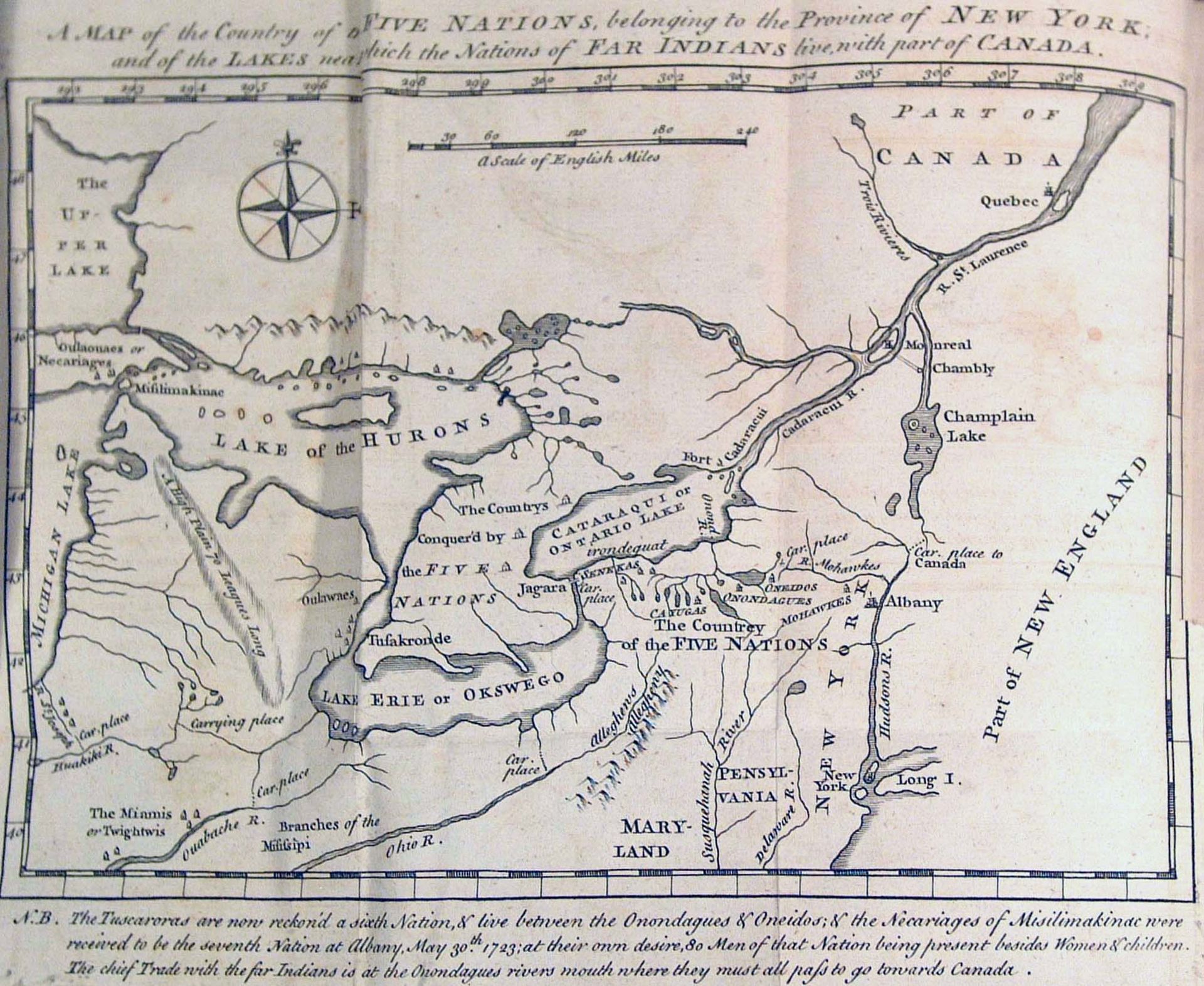 Country of the Five Nations Map